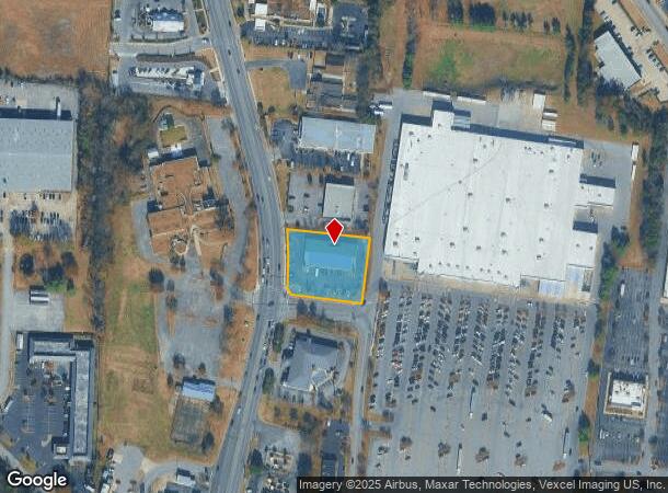  202 N Thompson Ln, Murfreesboro, TN Parcel Map