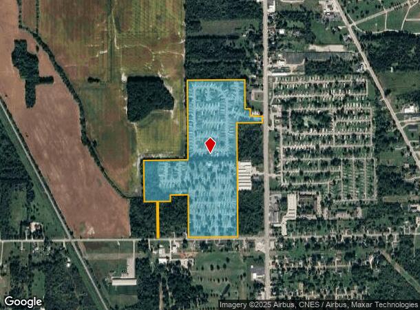  187 Southcreek Dr, Mount Morris, MI Parcel Map