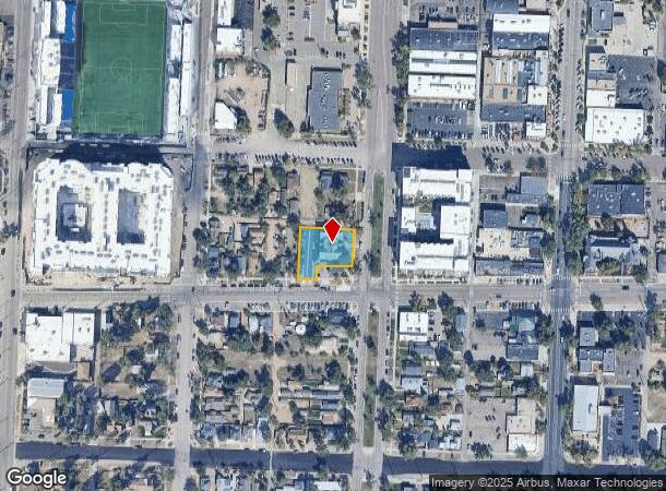  620 S Cascade Ave, Colorado Springs, CO Parcel Map