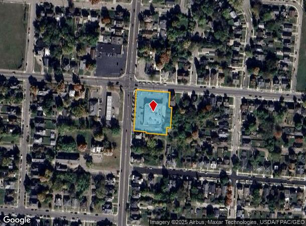 1140 N Limestone St, Springfield, OH Parcel Map