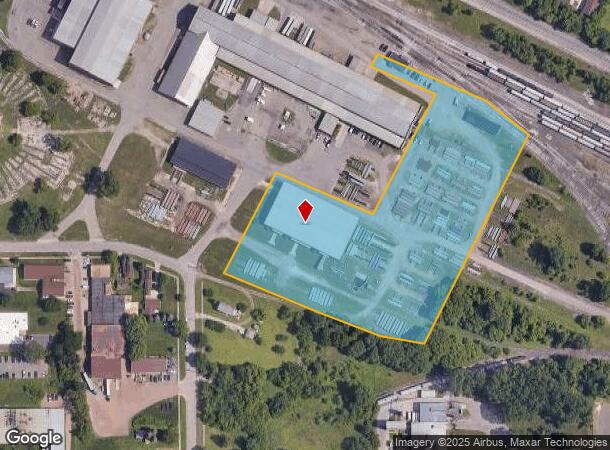  1900 Mitchell St, Jackson, MI Parcel Map