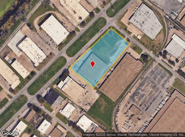 914 Regal Row, Dallas, TX Parcel Map