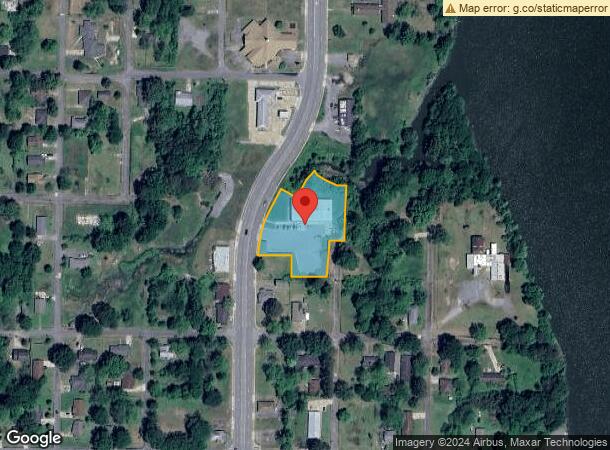  713 University Dr, Pine Bluff, AR Parcel Map