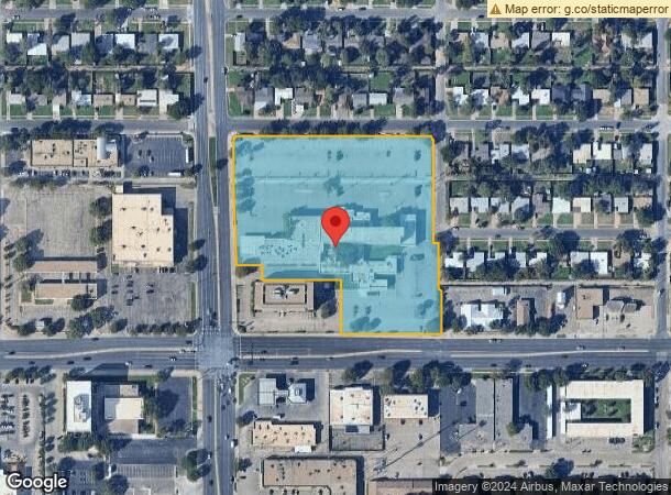  2412 50Th St, Lubbock, TX Parcel Map