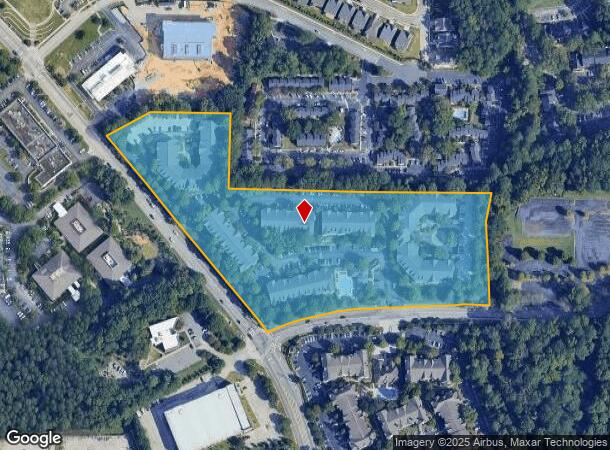  1970 Peachford Rd, Atlanta, GA Parcel Map