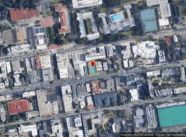  2525 Durant Ave, Berkeley, CA Parcel Map