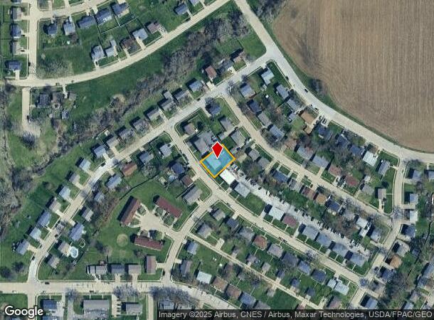  720 W 63Rd St, Davenport, IA Parcel Map