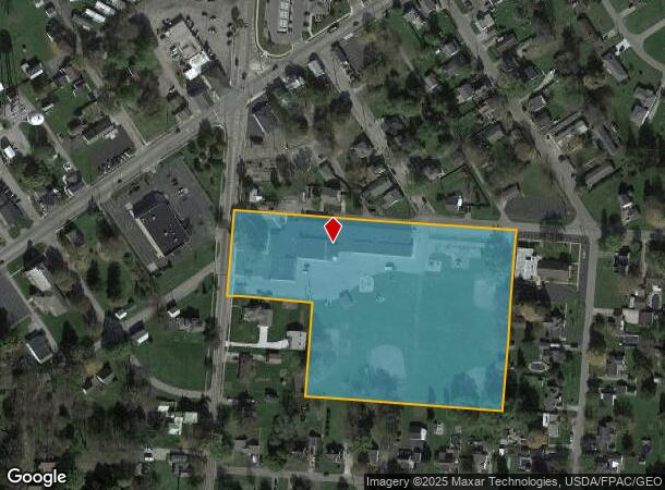 120 S Xenia Dr, Enon, OH Parcel Map