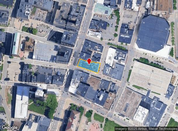  389 Main St, Worcester, MA Parcel Map