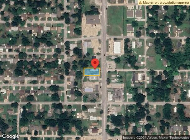  1414 S Main St, Sapulpa, OK Parcel Map