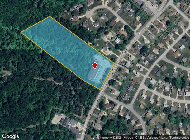  3671 Brodhead Rd, Monaca, PA Parcel Map