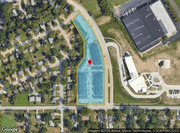  1208 Childs Rd W, Bellevue, NE Parcel Map