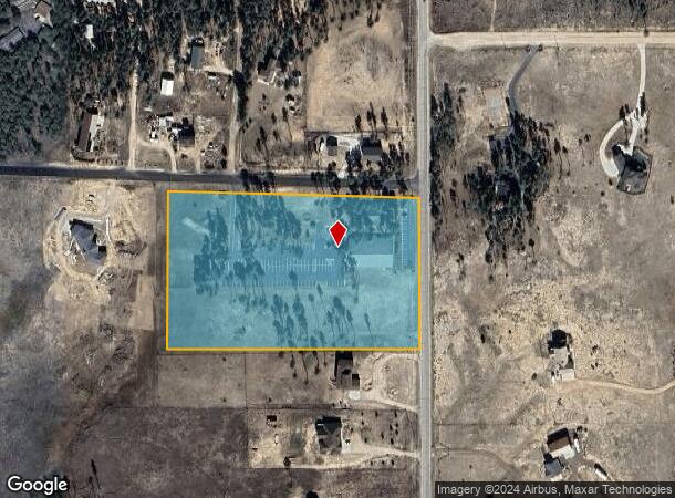  14190 Black Forest Rd, Colorado Springs, CO Parcel Map