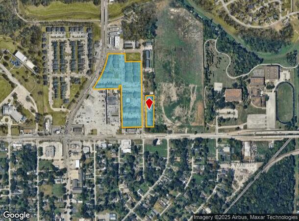  9555 Crofton St, Houston, TX Parcel Map