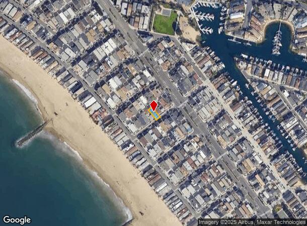  121 42Nd St, Newport Beach, CA Parcel Map