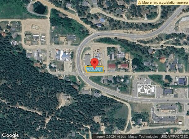  550 W 3Rd St, Nederland, CO Parcel Map