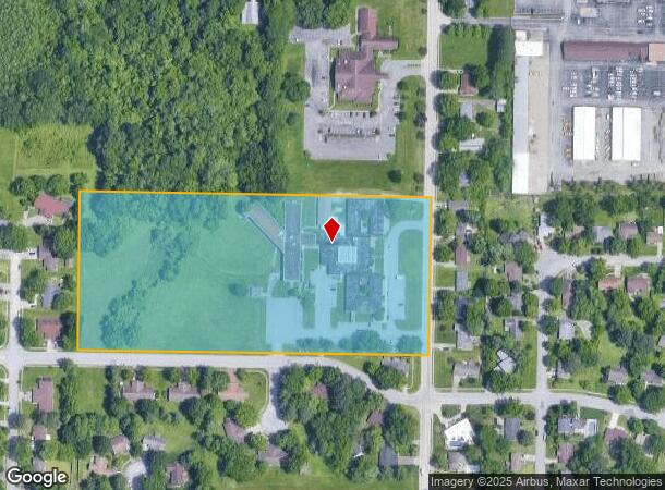 120 N Tower Rd, Carbondale, IL Parcel Map