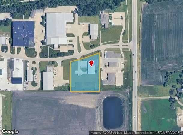 402 Campus Dr, Huxley, IA Parcel Map