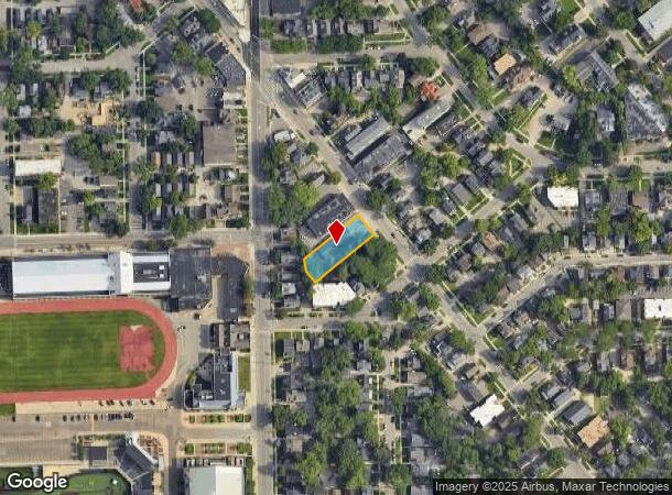  740 Packard St, Ann Arbor, MI Parcel Map