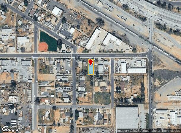 263 W Fourth St, Beaumont, CA Parcel Map