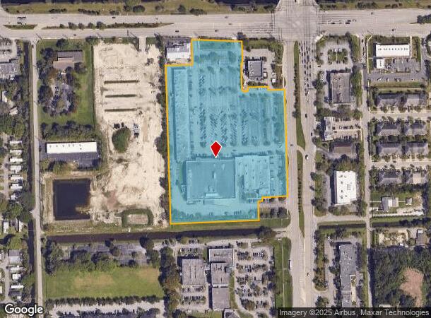  4601 S University Dr, Davie, FL Parcel Map