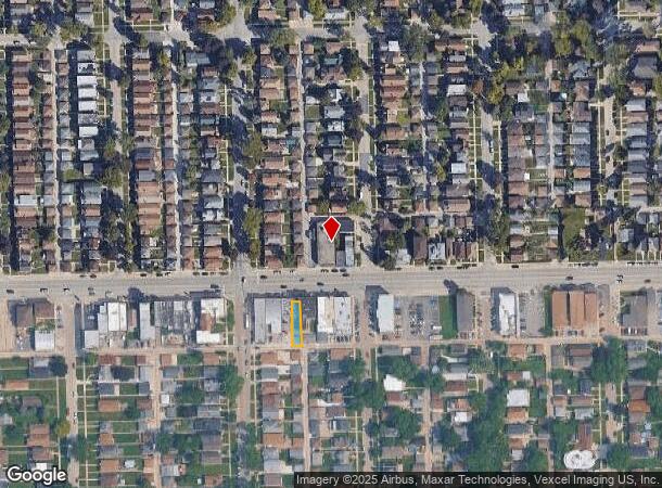  6735 Pershing Rd, Stickney, IL Parcel Map