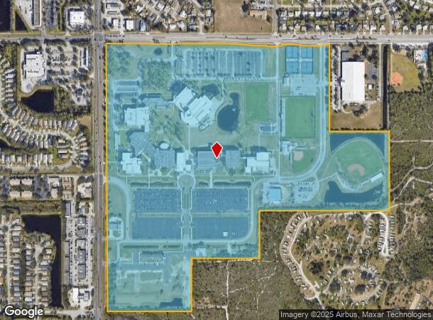  3865 N Wickham Rd, Melbourne, FL Parcel Map