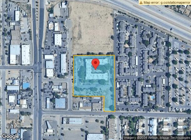  500 Paisano St Ne, Albuquerque, NM Parcel Map