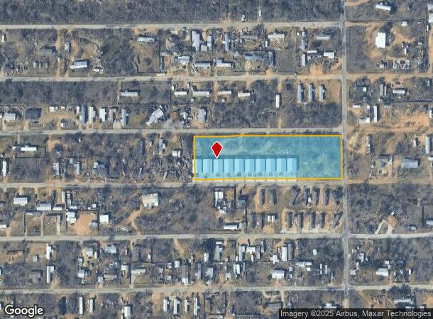  834 Waco St, Kingsland, TX Parcel Map