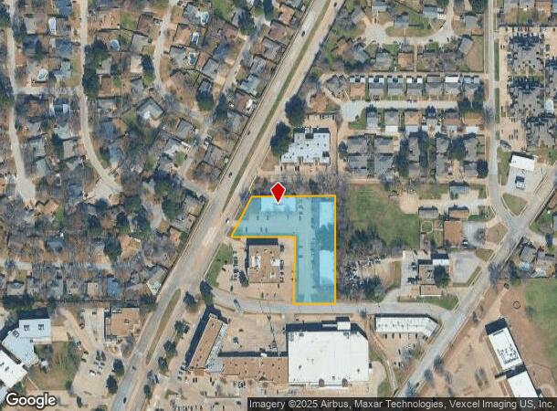  3901 W Green Oaks Blvd, Arlington, TX Parcel Map