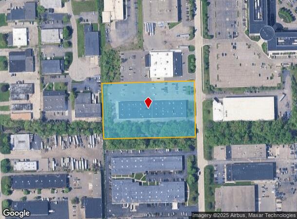 1409 Allen Dr, Troy, MI Parcel Map