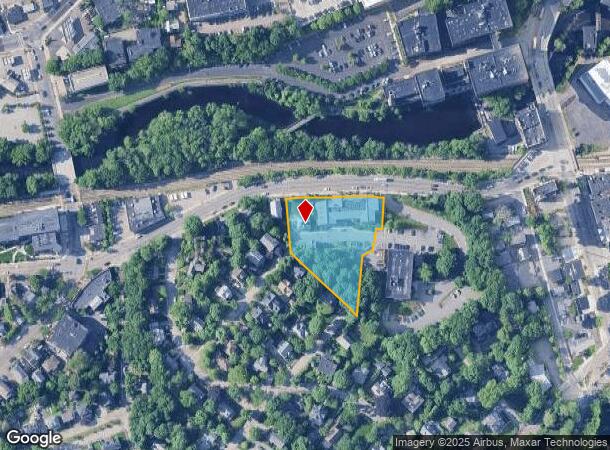 50 Eliot St, Milton, MA Parcel Map