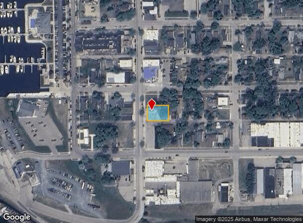 605 S James St, Ludington, MI Parcel Map