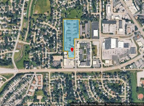 1804 Hillcrest Dr, Bellevue, NE Parcel Map