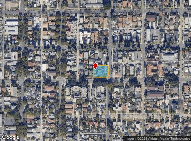  335 E Chestnut Ave, Santa Ana, CA Parcel Map