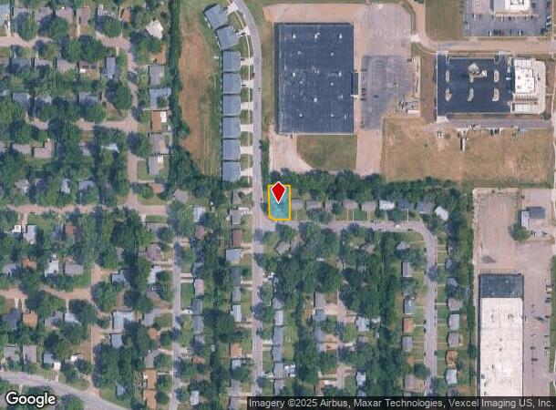  1014 Sw 33Rd St, Topeka, KS Parcel Map