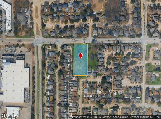 705 W Glade Rd, Euless, TX Parcel Map