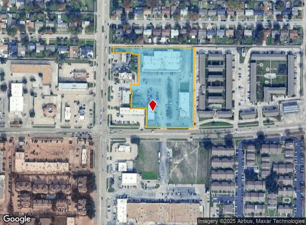 4401 W Walnut St, Garland, TX Parcel Map