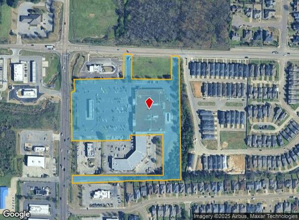  1230 N Houston Levee Rd, Cordova, TN Parcel Map