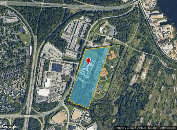 600 E Ordnance Rd, Curtis Bay, MD Parcel Map