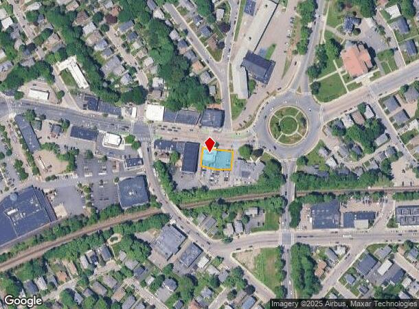  1710 Centre St, West Roxbury, MA Parcel Map
