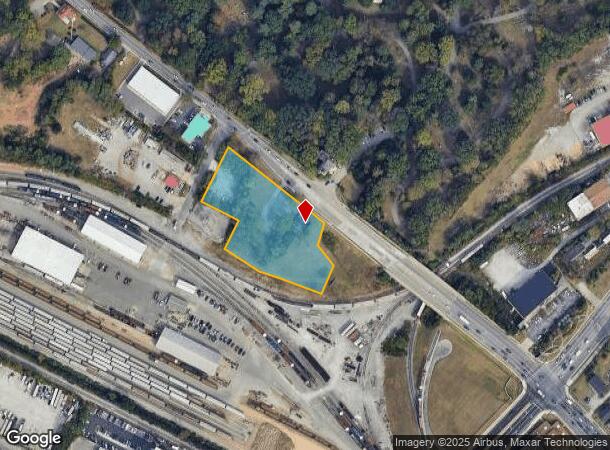  832 W Main St, Lexington, KY Parcel Map