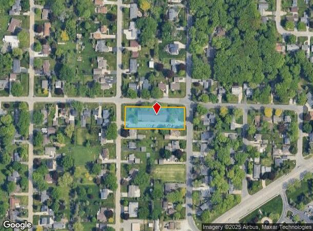 1211 George St, Appleton, WI Parcel Map