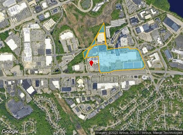  1235 Worcester St, Natick, MA Parcel Map