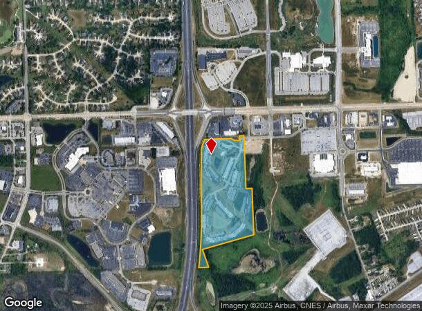 3302 Vantage Point Dr, Fort Wayne, IN Parcel Map
