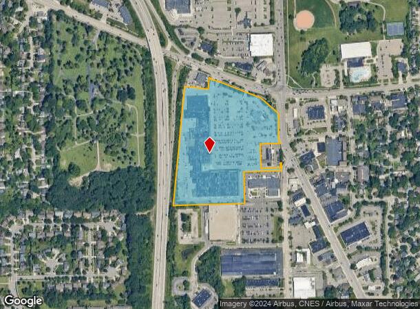  2449 W Stadium Blvd, Ann Arbor, MI Parcel Map