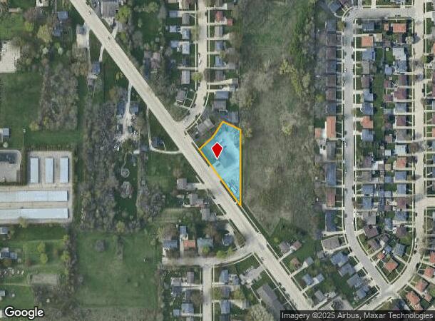  1615 Birch Rd, Kenosha, WI Parcel Map