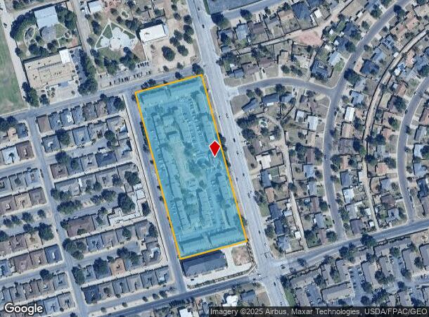  2601 N A St, Midland, TX Parcel Map