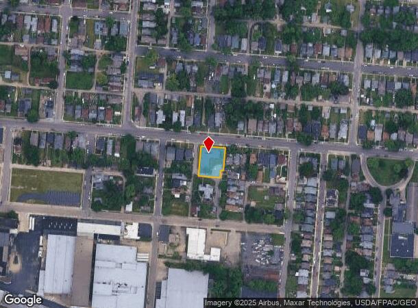  1020 Huffman Ave, Dayton, OH Parcel Map