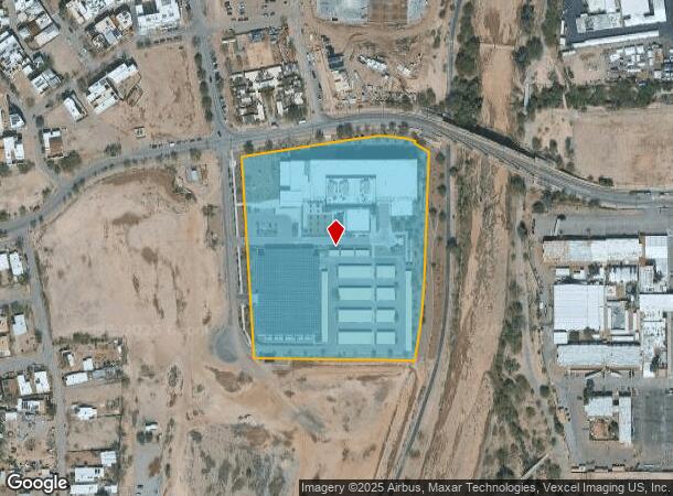  875 W Cushing St, Tucson, AZ Parcel Map